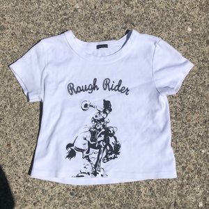 “Rough Rider” crop top from Brandy Melville